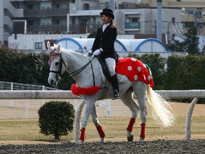 川崎競馬の誘導馬　イチゴＶｅｒ　１