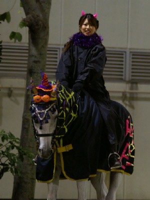 川崎競馬の誘導馬　１０月開催　電飾Ｖｅｒ３