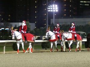 川崎競馬の誘導馬　１２月クリスマス　重賞Ｖｅｒ　１
