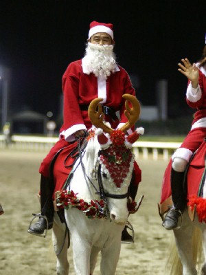 川崎競馬の誘導馬　１２月クリスマス　重賞Ｖｅｒ　５