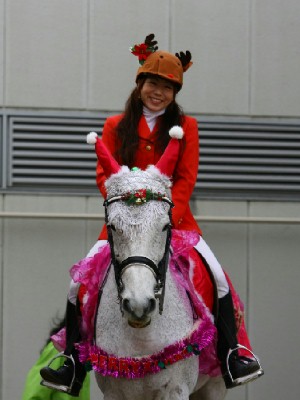 川崎競馬の誘導馬　１２月開催　ｘｍａｓ　平場Ｖｅｒ　ジョイくん　１