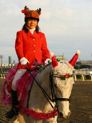 川崎競馬の誘導馬　１２月開催　ｘｍａｓ　平場Ｖｅｒ　ジョイくん　３