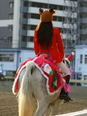 川崎競馬の誘導馬　１２月開催　ｘｍａｓ　平場Ｖｅｒ　ジョイくん　４