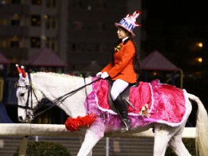 川崎競馬の誘導馬　１２月開催　ｘｍａｓ＆結婚祝いＶｅｒ　２