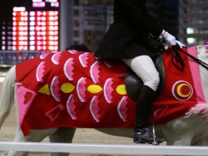 川崎競馬の誘導馬　３月開催　桜＆鯉のぼりＶｅｒ　ユーちゃん　４