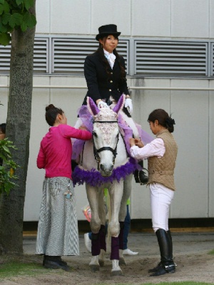 川崎競馬の誘導馬　５月開催　藤Ｖｅｒ　ユーちゃん　１