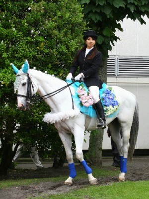 川崎競馬の誘導馬　６月開催　紫陽花Ｖｅｒ　トーチくん　１