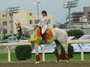 川崎競馬の誘導馬　８月開催　ユーちゃん　３