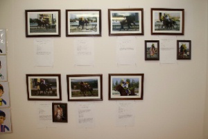 年度代表馬の写真展示